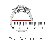 use the existing ring measurement rings